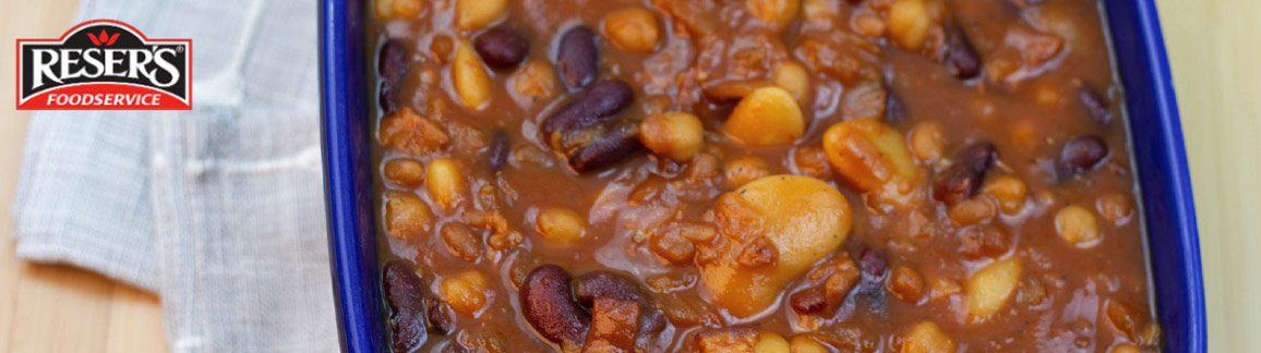 Maple Bacon Bourbon BBQ Beans